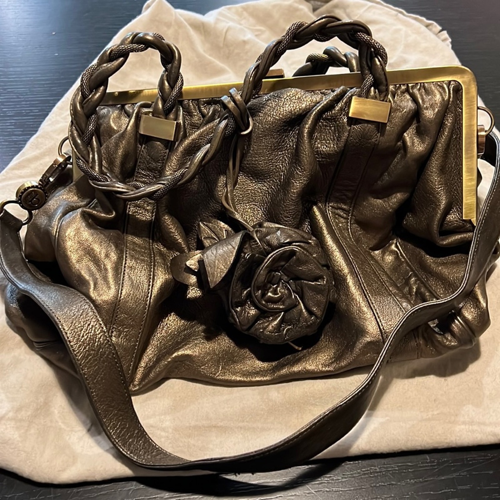 Botkier Bronze Leather Bag